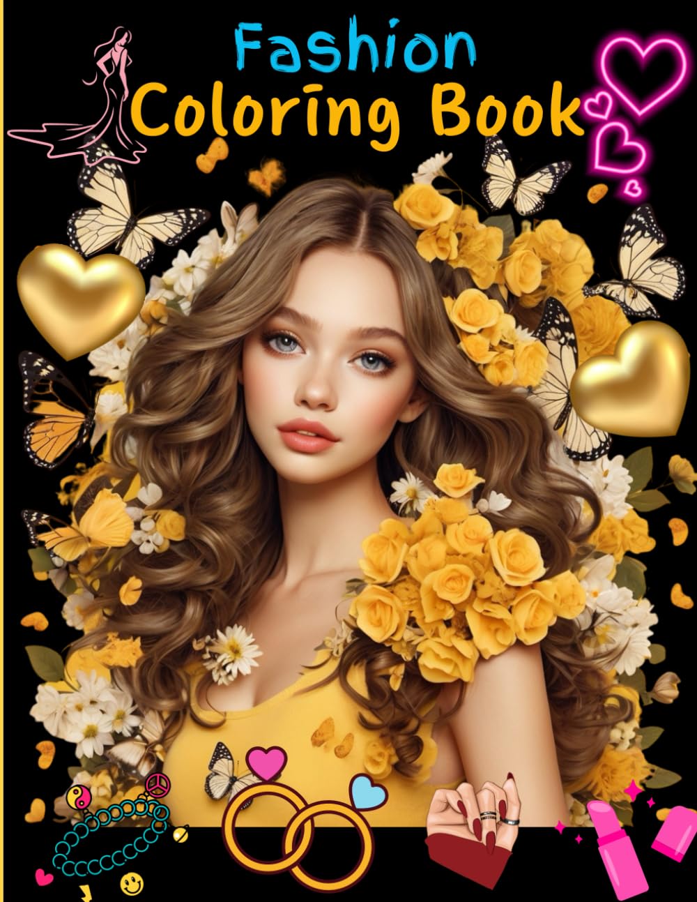 Blessed PublishersStylish Fashion Coloring Book for Girls Ages 6-12: 101 Fun and Glamorous Coloring Pages to Boost Confidence and Creativity, Designs for Kids, Teens, ... – The Perfect Gift for Style-Savvy Girls