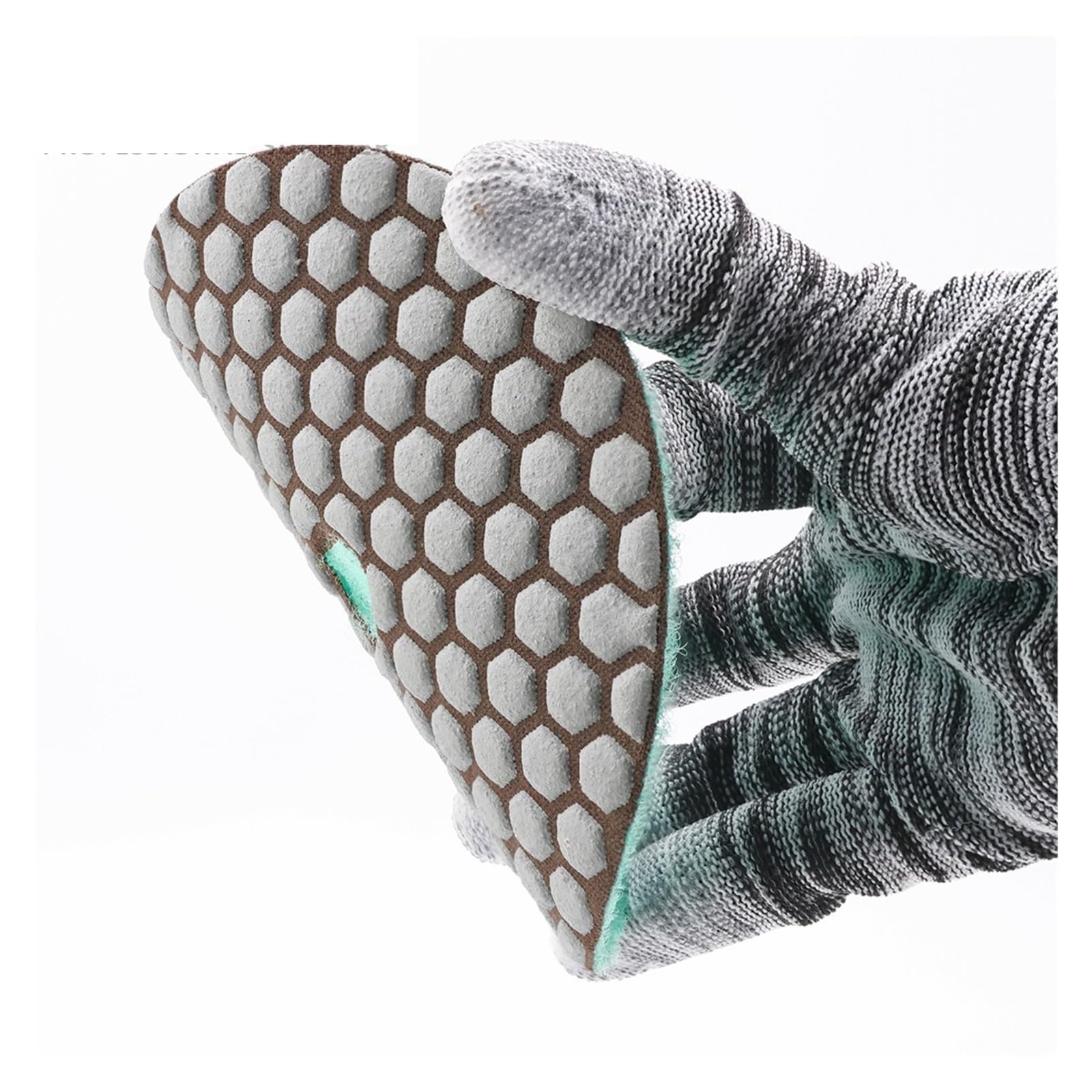 Almohadillas de pulido en seco flexibles de diamante, disco de lijado abrasivo de 125mm/5 ", almohadilla pulidora de azulejos de cerámica, mármol, granito, 4 Uds.(4pcs 50)