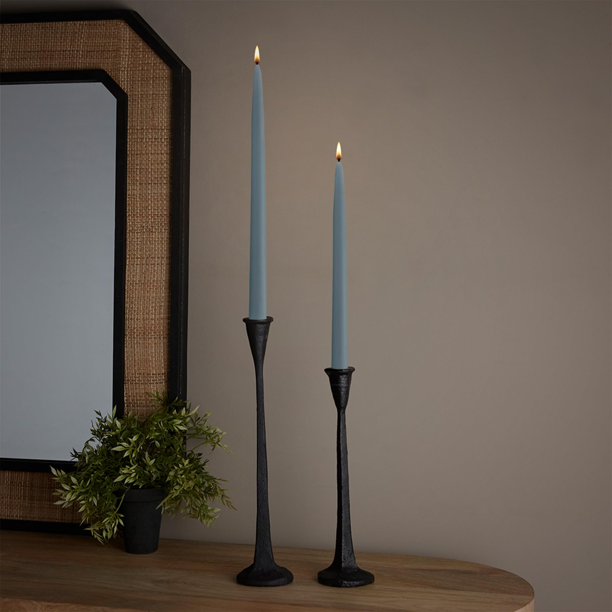 Root Candles Candele coniche non profumate immerse a mano, 12 pezzi, 30,5 cm, colore blu Williamsburg