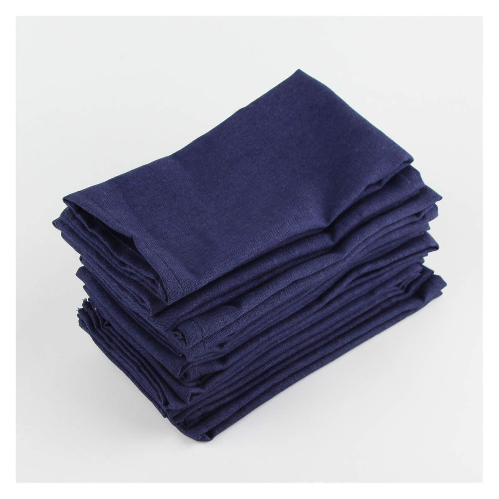 Ensemble de 12 pcs serviettes de toile de tissu 40x40cm Serviettes de draps de draps de table de linge Softemat Table à manger douce pour serviettes Tapis de table pour enfants Tissu de serviette de t