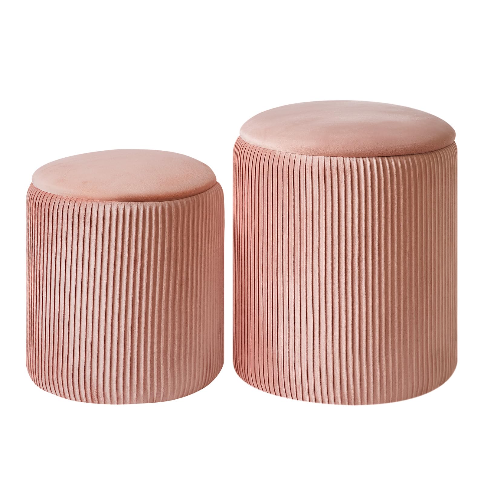 SensaHome Salontafel Set Antieke Ronde Houten Tafelset
