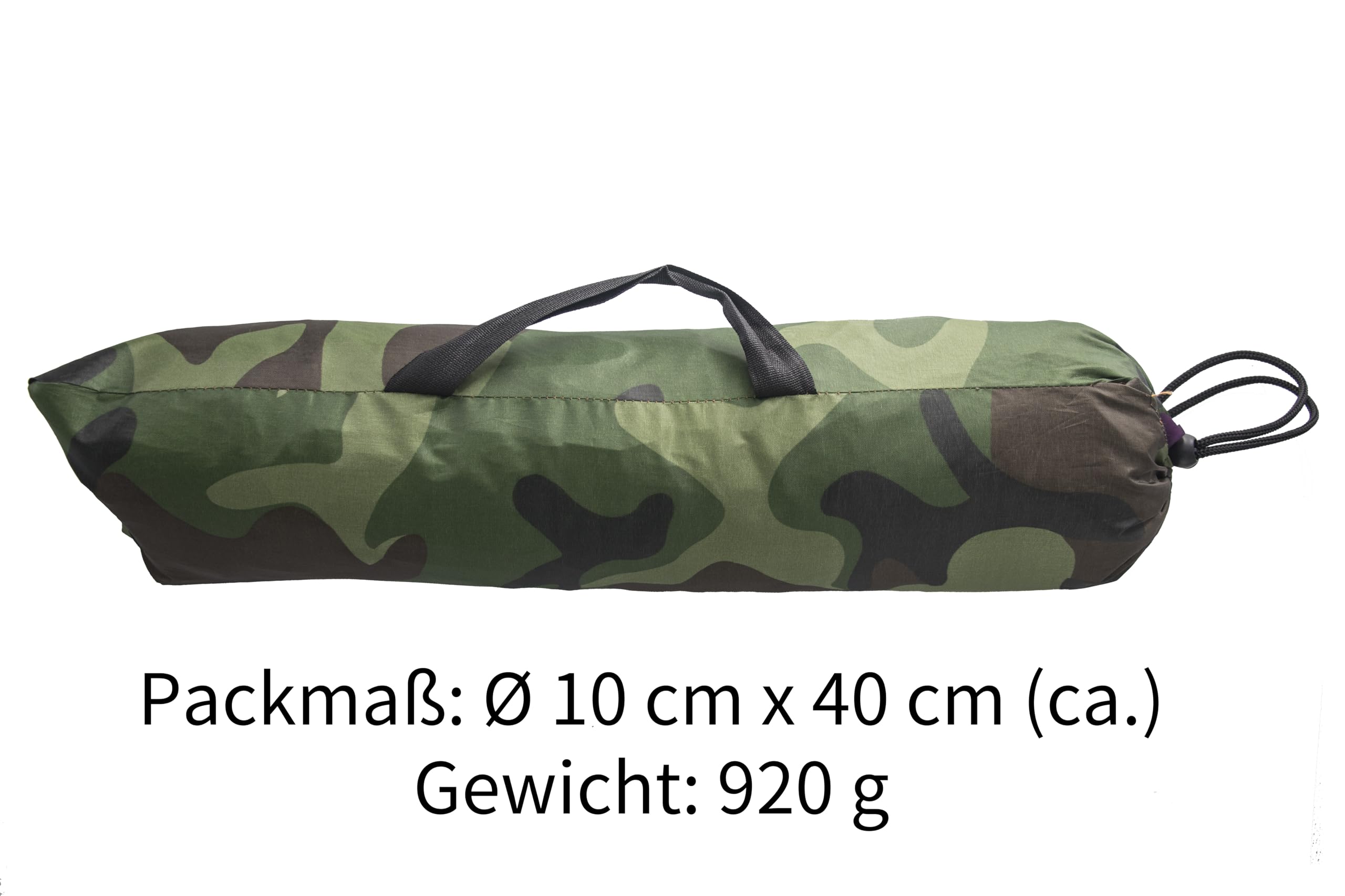 Campingzelt Leichtes Rucksackzelt Tarnmuster Outdoor-Ausrüstung für Camping, Wandern und Radtouren – Verbesserte Große Raumversion