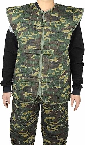 Miniatura 6 de Traje de mordida de entrenamiento para perros, ropa protectora de entrenamiento de perros, traje profesional de mangas para mordeduras de perro,