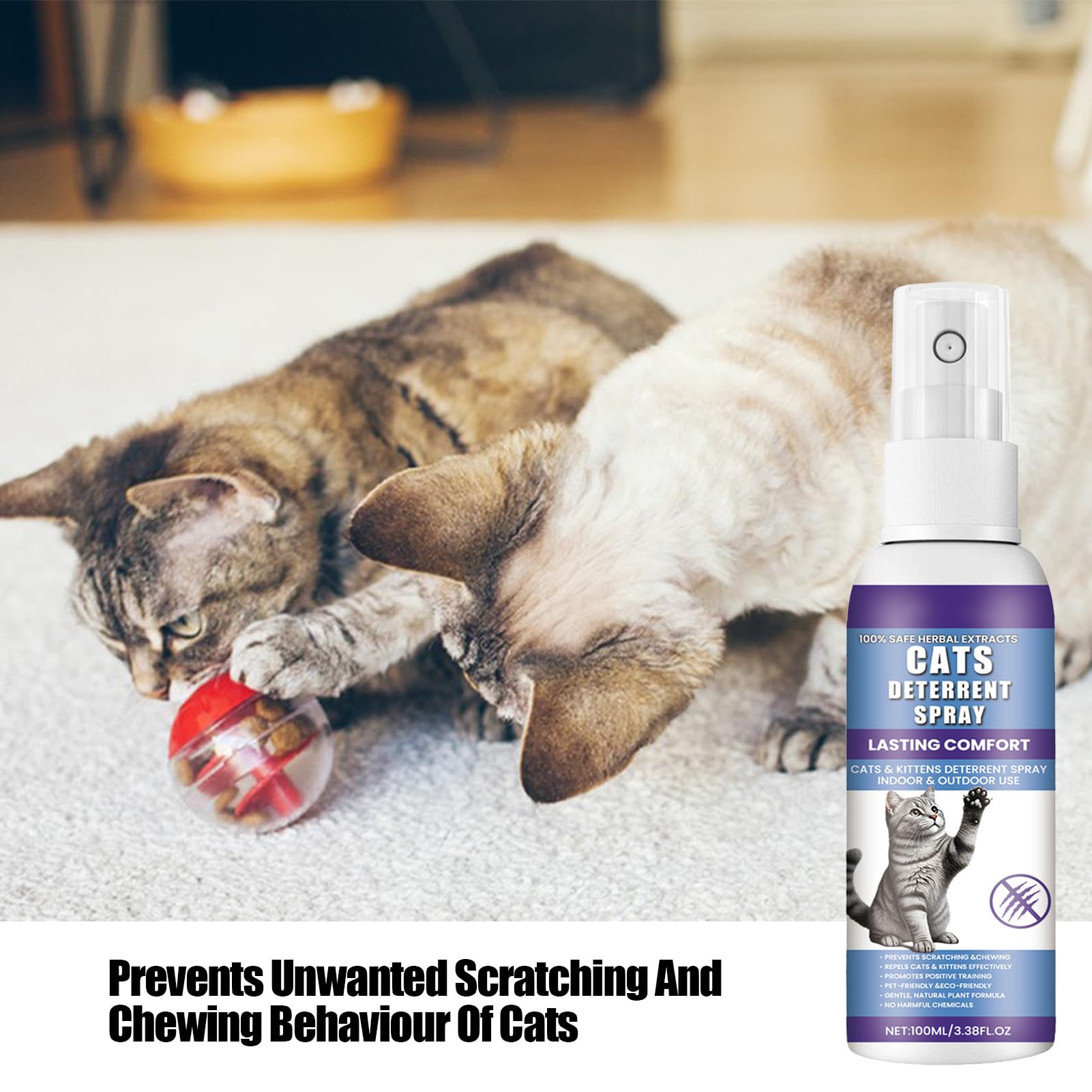 100ml Anti Griffe Chat Canapé