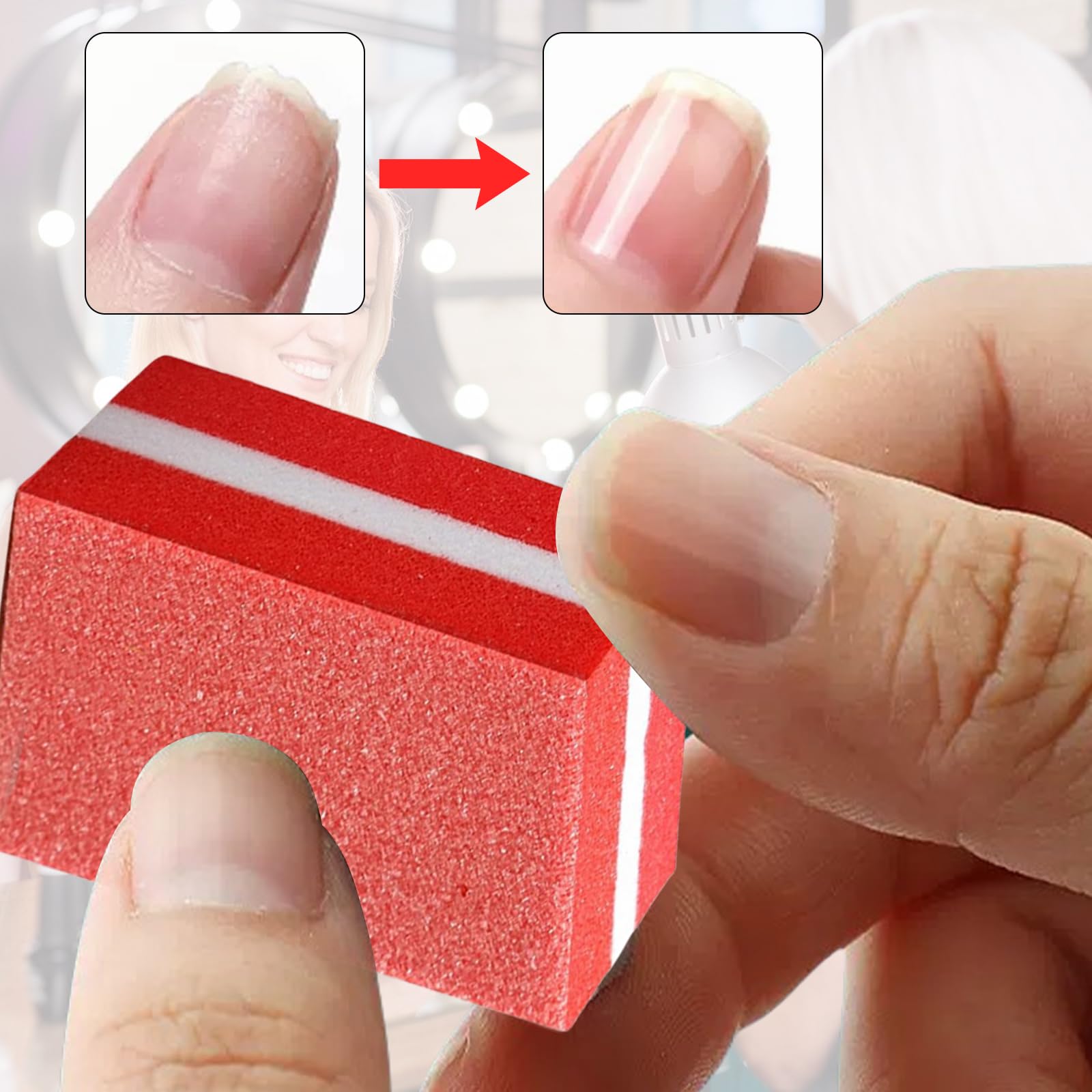 22 Pcs Nails File Sanding Blocks Nails Buffer Blocks Sponge Manicure Tool Nails Sanding Blocks Nails Accessories