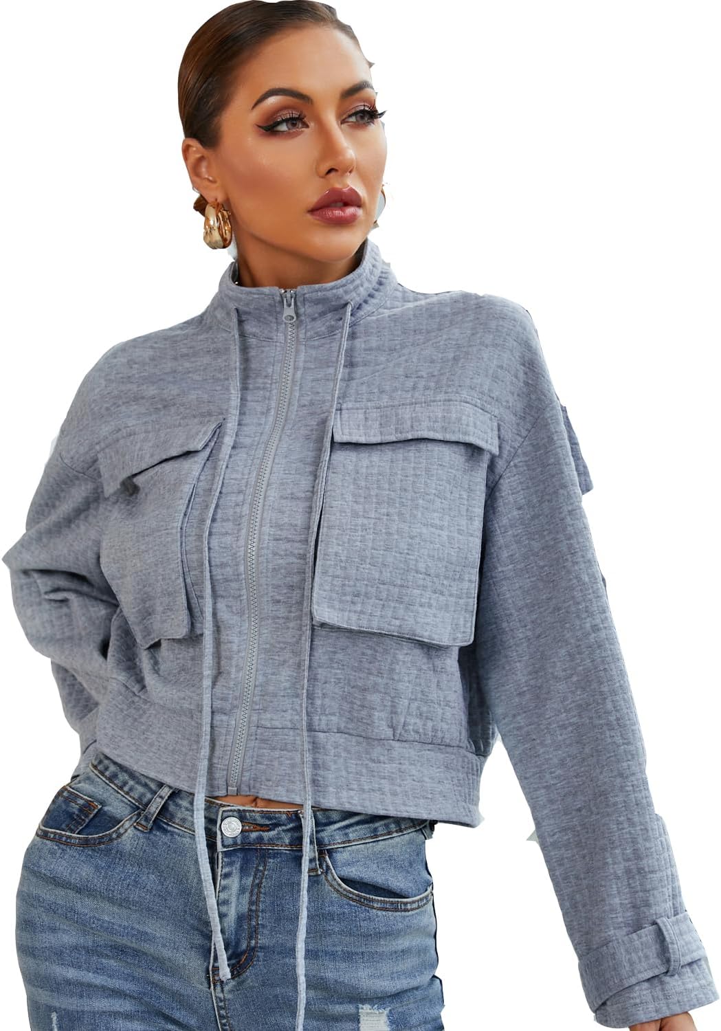 Pullover & Full Zip Moisture Wicking & Breathable Grey