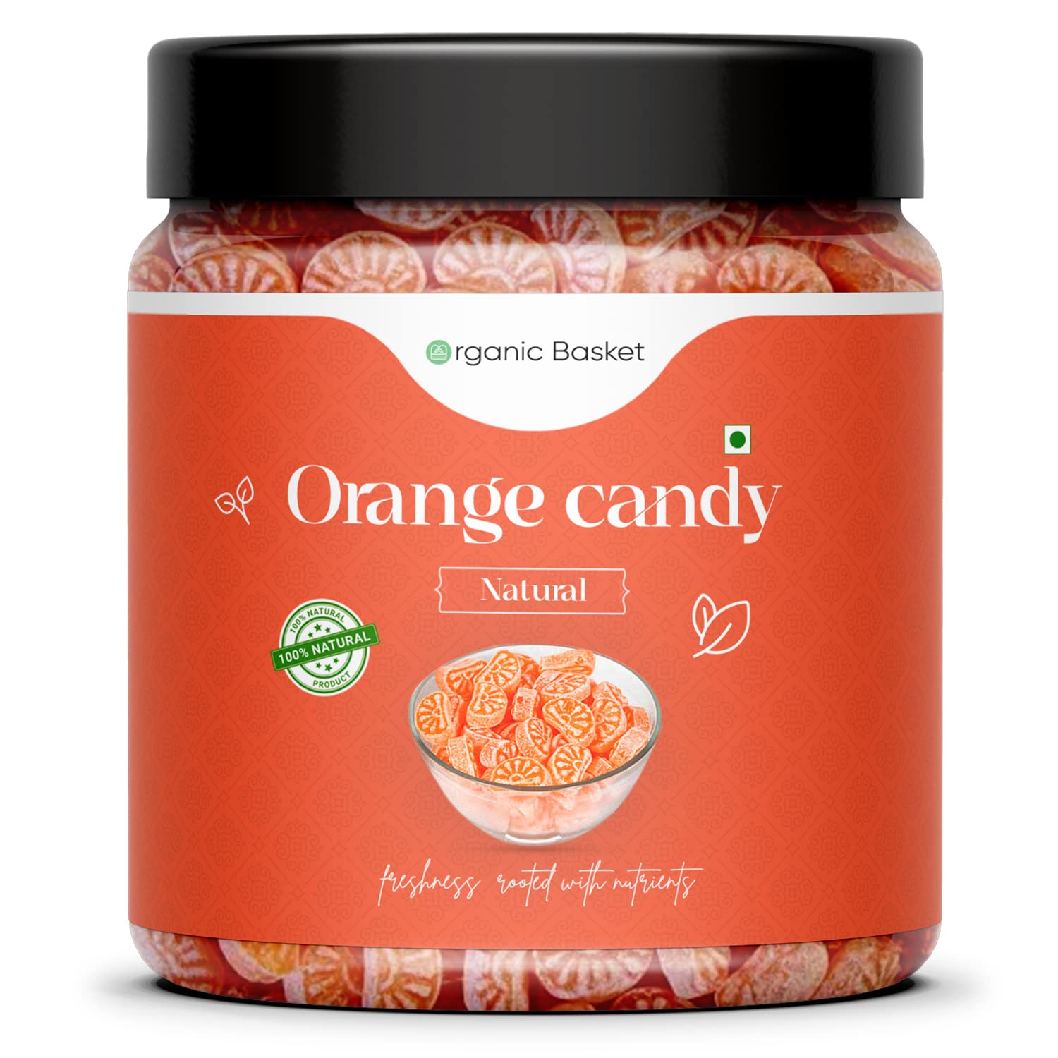 Organic Basket Orange Candy | Narangee Candy | Narangee Toffee | Orange Toffee | Orange Flavoured Toffee 400gm (Jar Pack) (B0B9XLW9DX) Amazon Price History, Amazon Price Tracker