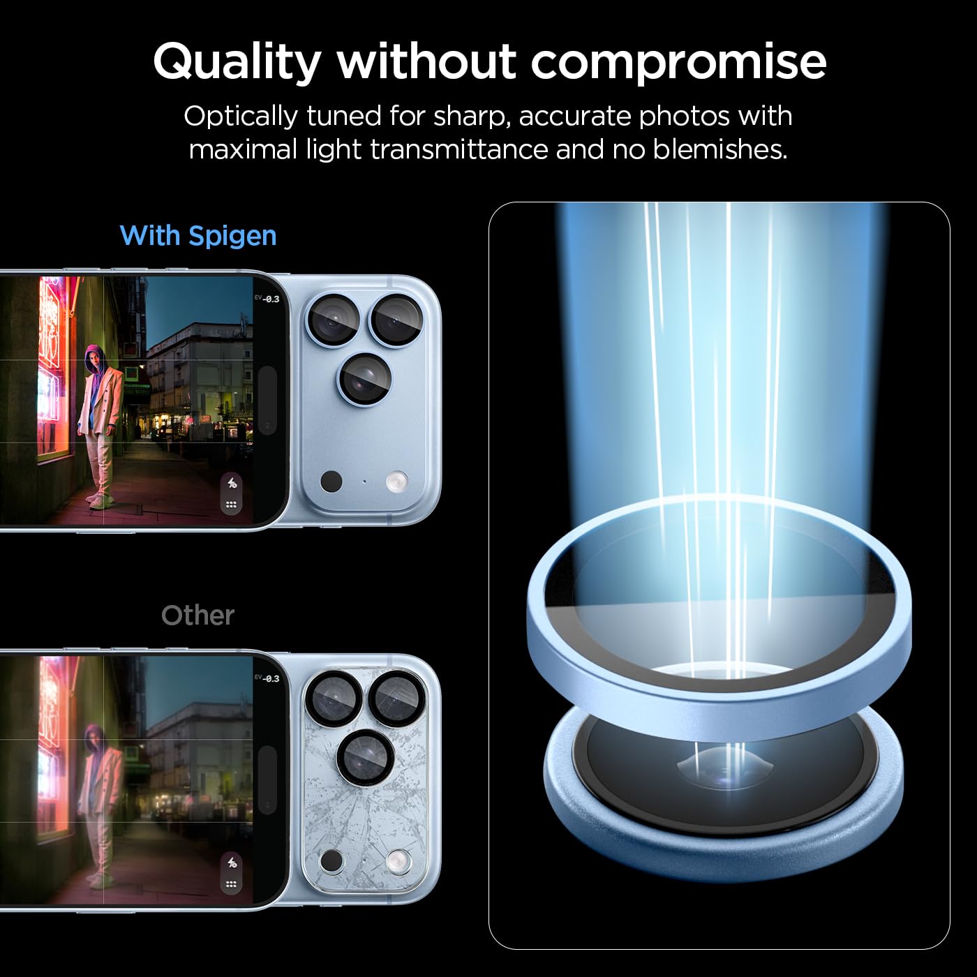 Spigen Optik Pro Camera Lens Protector for iPhone 18 Pro / 18 Pro Max — Amazon image 7