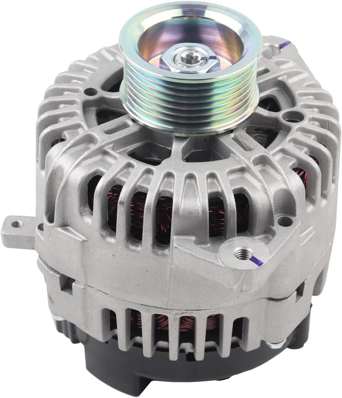 Alternator 130A 12V 7-Groove Pulley Compatible with Nissan Armada Frontier Pathfinder Titan Xterra Equator, Infiniti QX56, Replace 23100-ZH00A 11256N