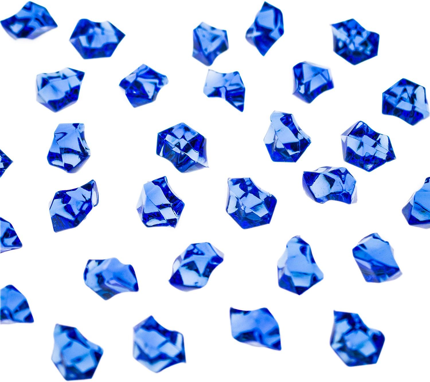 Super Z Outlet 120 Pack Acrylic Color Ice Rock Crystals Treasure Gems for Table Scatters, Home Vase Fillers, Event, Wedding, Arts & Crafts, Birthday Decoration Favor (1" Inch)(Apple Green)