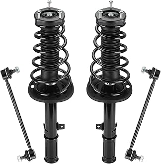 Rear Strut Assembly & Sway Bar Links for 2004-2006 Lexus ES330, Toyota Camry, Shock Absorbers Replace 172208 172207 4PCS 2005