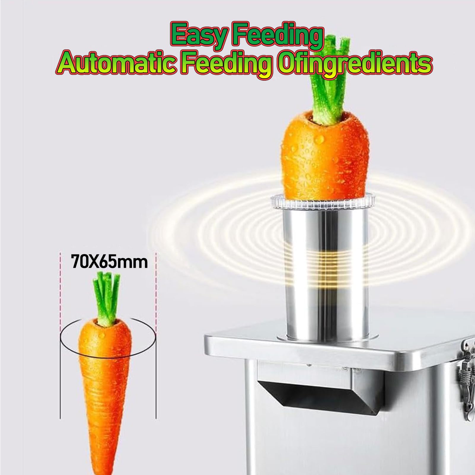 Tagliaverdure Commerciale Affettatrice per Verdure Regolabile Tritaverdure Elettrico Tagliaverdure Elettrico Tagliaverdure Tagliacarote Patate Tagliacetrioli Il Tagliaverdure