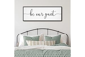 GraceView Be Our Guest Wall Decor: Adorn Your Space with Sophistication