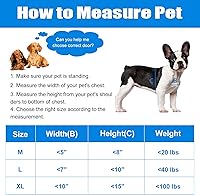 Vista 4 de Puerta para mascotas, puerta de plástico duradero para perros, marco interior de 6.5 x 9.25 pulgadas para perros pequeños y mascotas, fácil