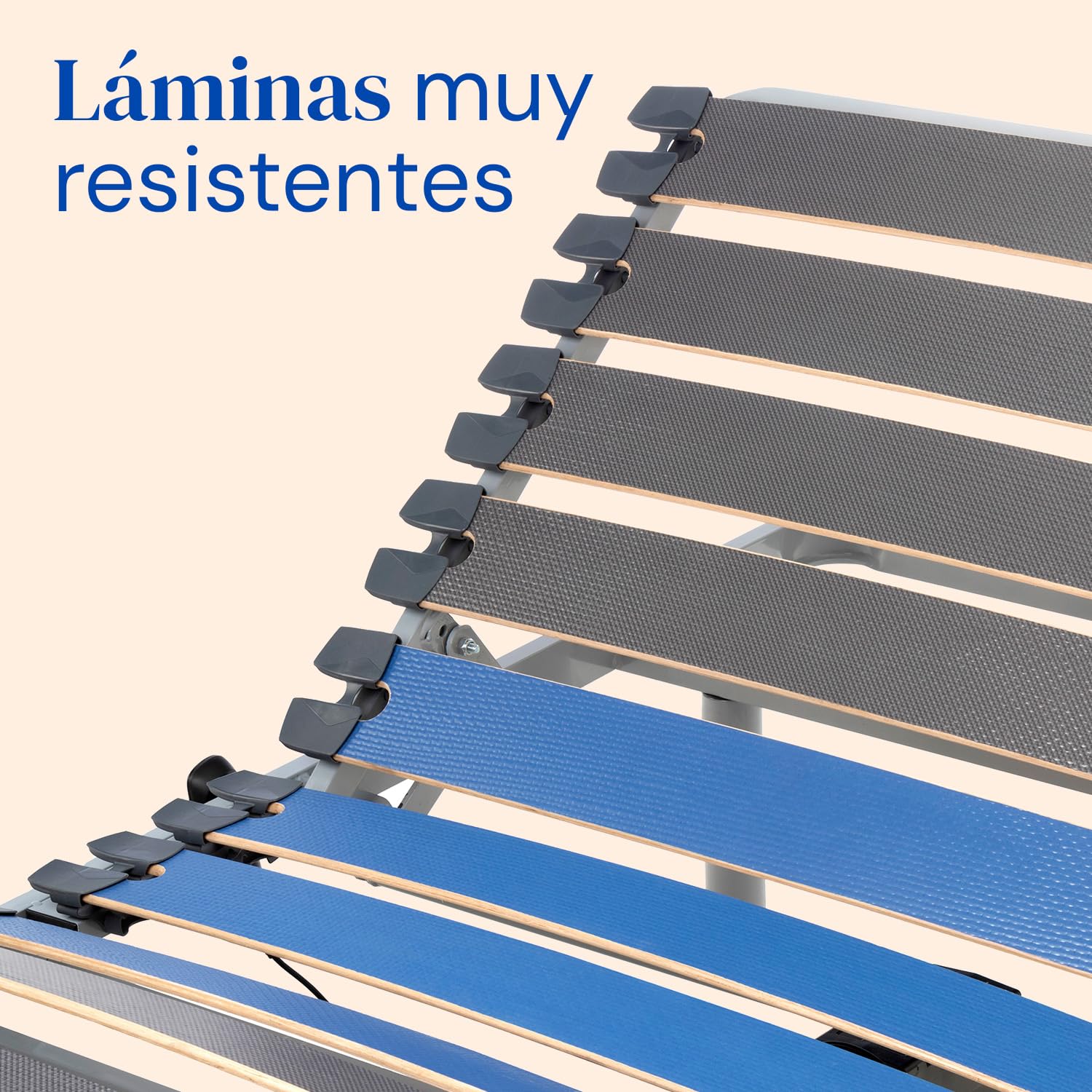 Geriafy – Cama Articulada Doble 180x190 cm | Somier Eléctrico Reforzado con Lamas Anchas de Haya | Ajustable con Mando por Cable