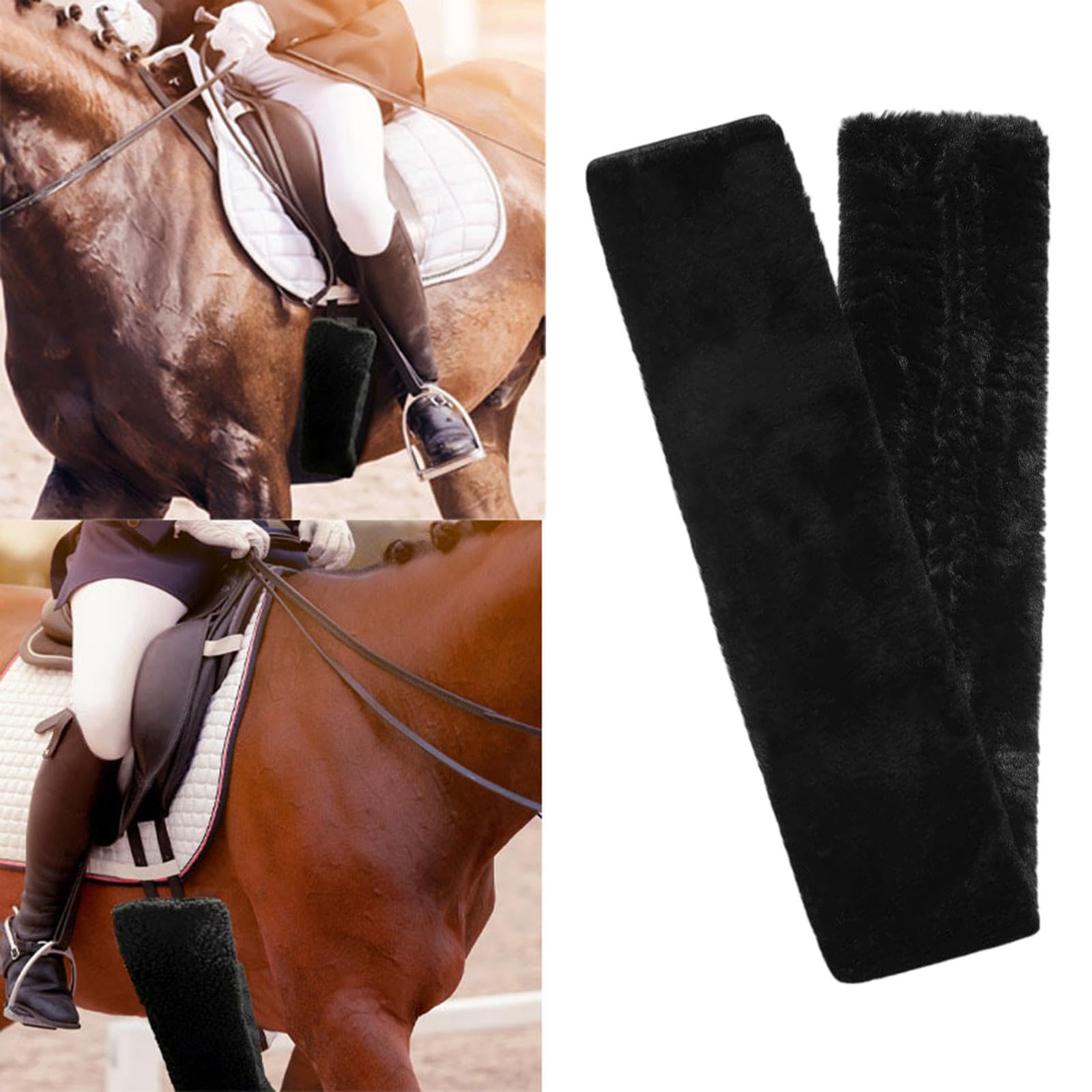 Funda para de Caballo, Envoltura, Accesorio para Silla de Montar, Suave, Absorbe El Sudor, para Entrenamiento de Salto, Escuela de — view 4