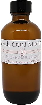 Black Oud Madina Scented Body Oil Fragrance [Regular Cap - Gold - 4 oz.] - ID#42539