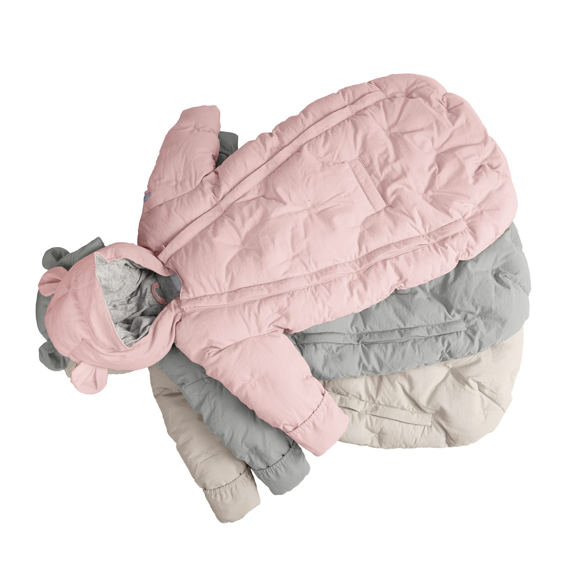 7AM Enfant Bunting Bebe - Traje de nieve infantil con capucha, traje de invierno recién nacido de una pieza, saco de cochecito, para cochecito, bassinet, cochecito