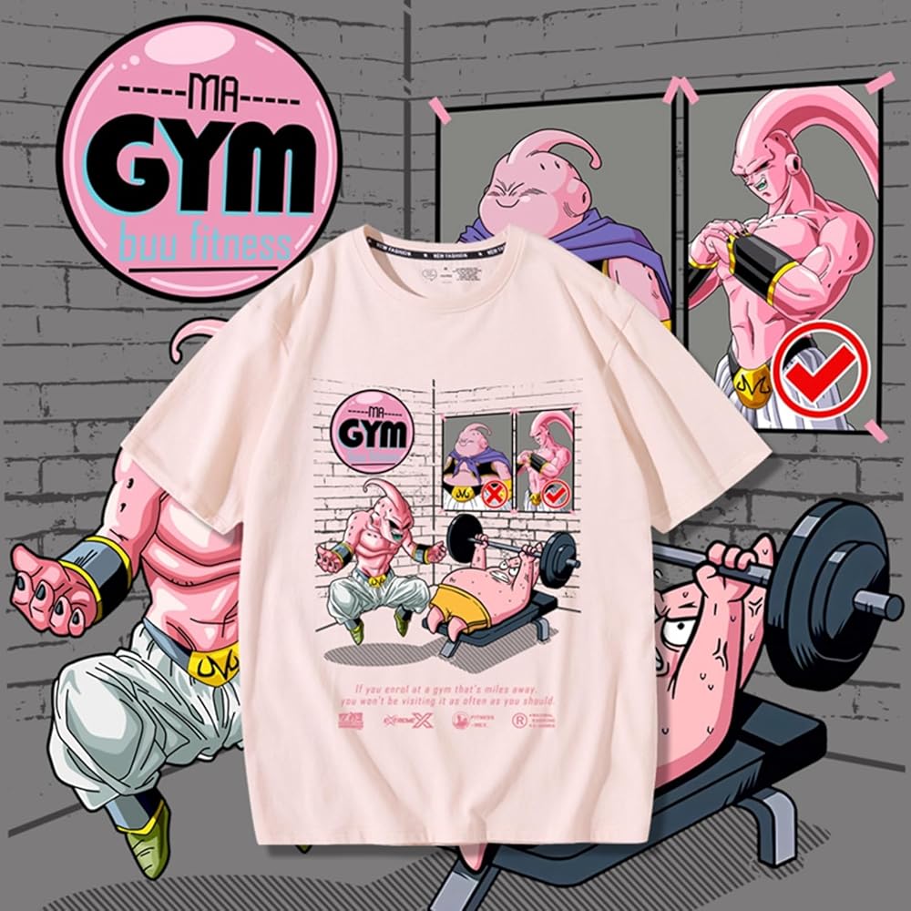 Amazon | [SUCADA] tシャツ メンズ 半袖 カジュアル ゆったり 魔人ブウ