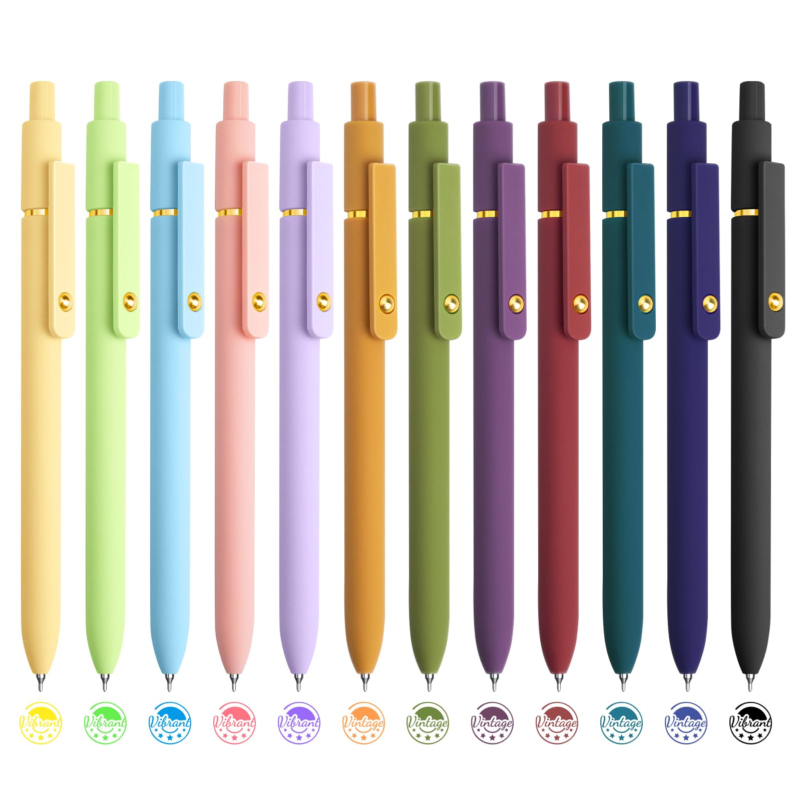 YOXMJDB 12 Pcs Color Pens for Journaling