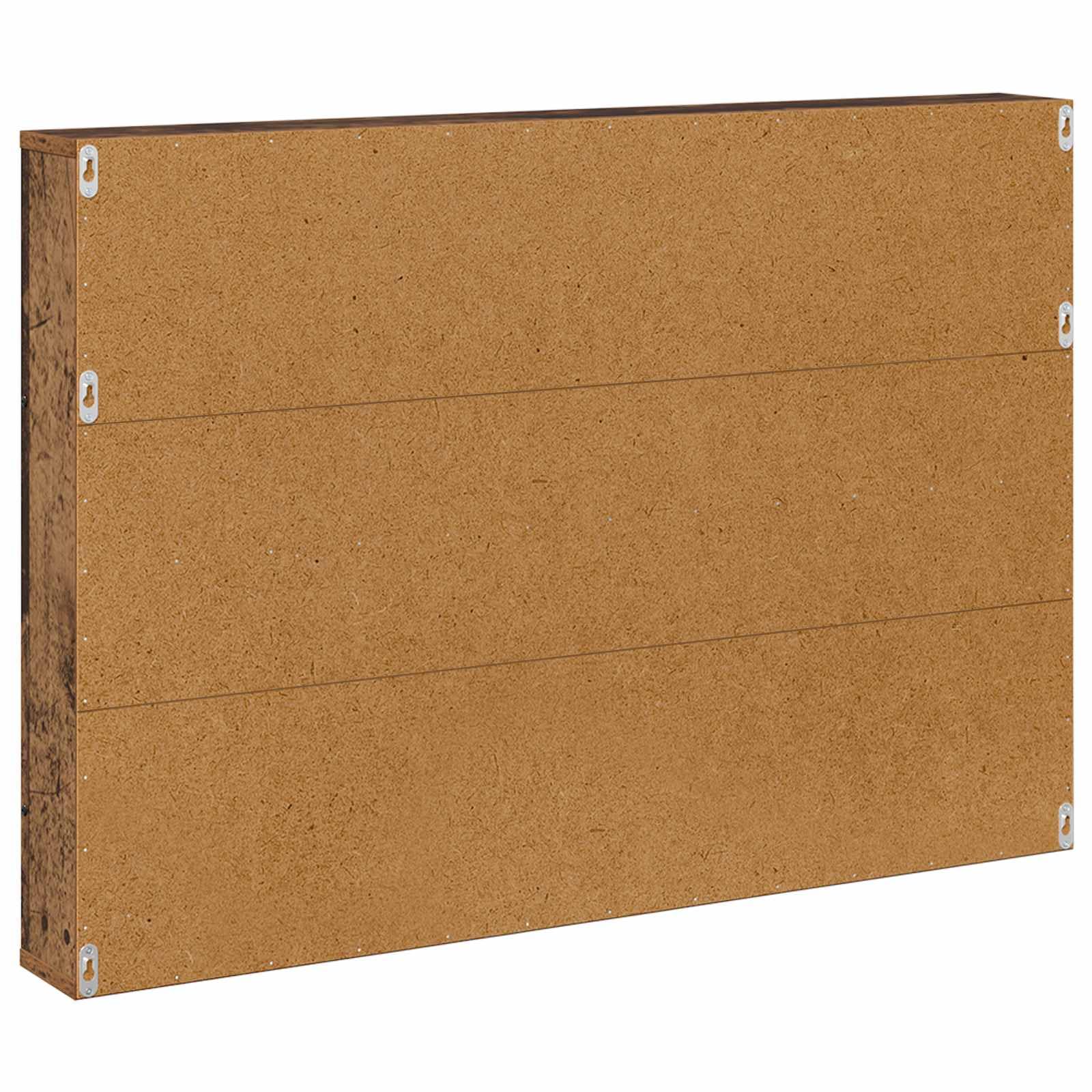 Générique Nowoczesny stojak na czasopisma ścienny 100 x 12 x 70 cm z drewna inżynieryjnego, regał na czasopisma do salonu z regulowanymi półkami, minimalistyczny design ścienny do czasopism i