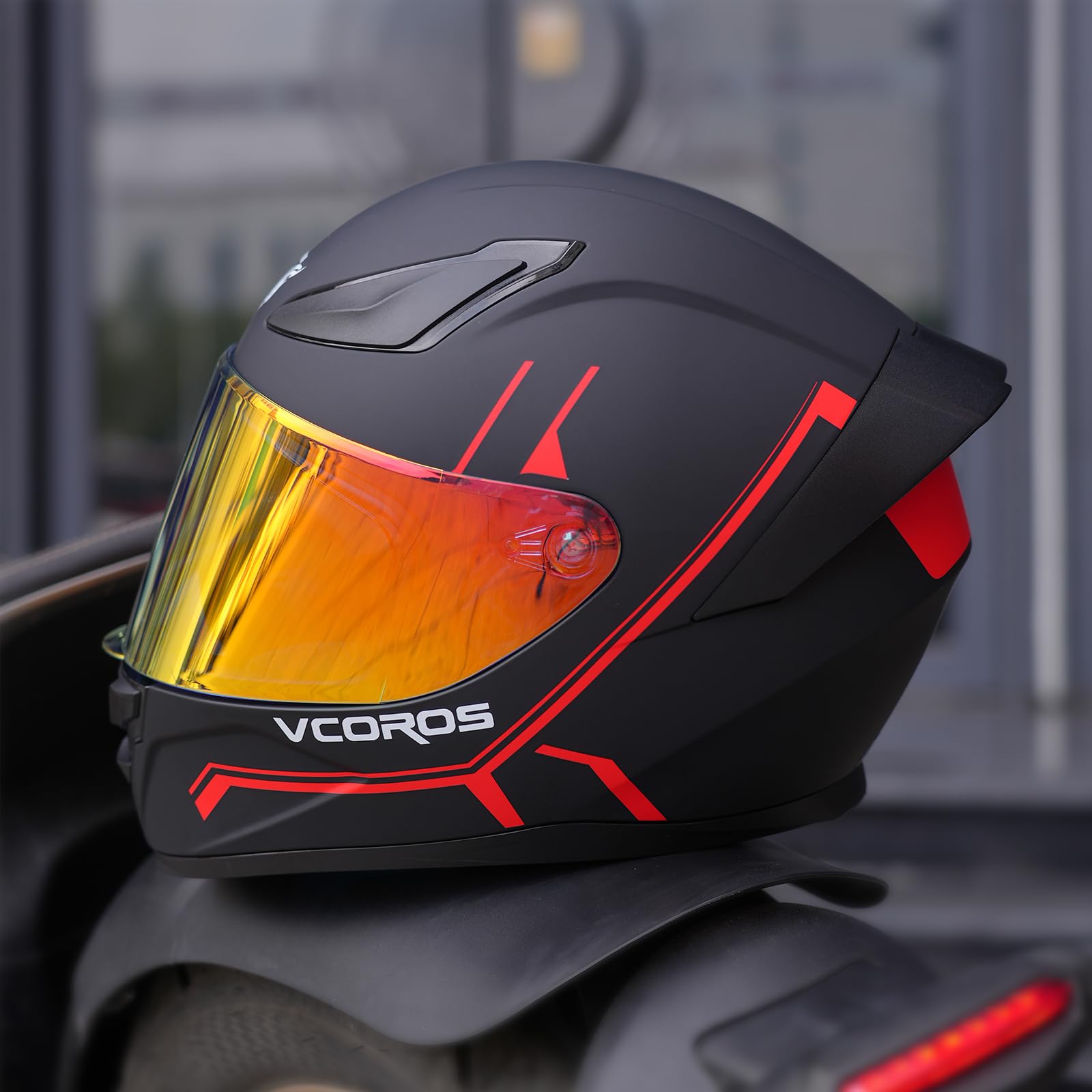 VCOROS Helmvisier für WS-609 ECE Motorradhelm Visier