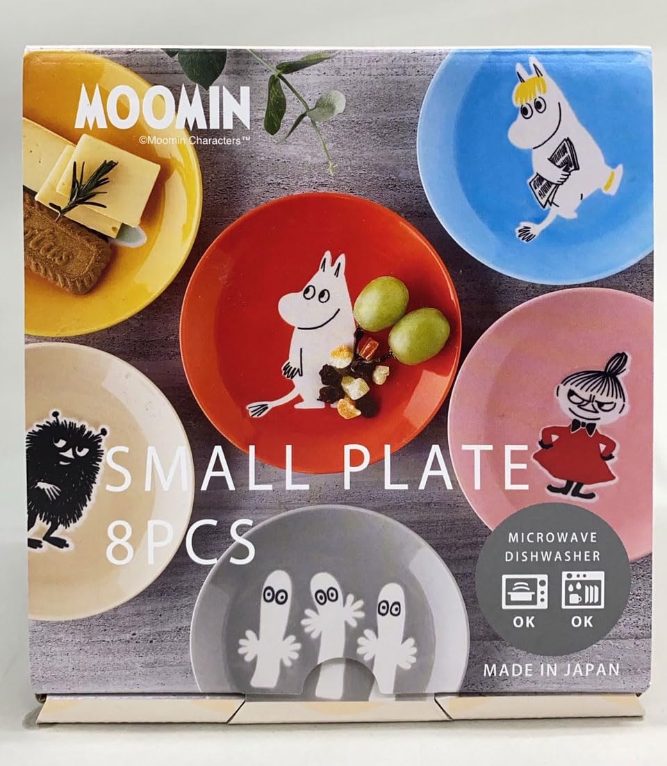 Amazon | MOOMIN/ムーミン スモールプレート8枚セット 直径15cm 8柄/8