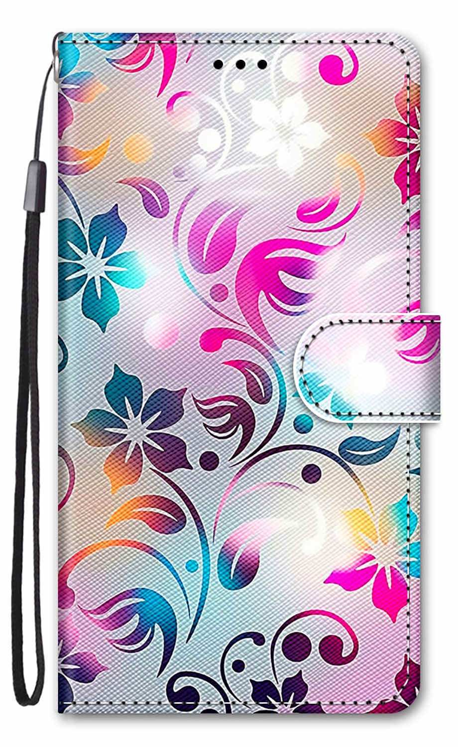 Cover Per Honor 90 Lite 5G In Pelle Con Portafoglio E Supporto – Design Floreale, Antiurto, Flip Case Magnetica - 3