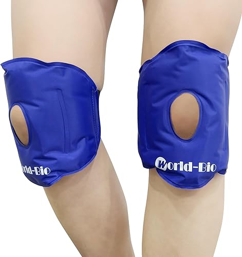Terapia de envoltorio de rodilla, en caliente y frío, 2 S, Azul, 1