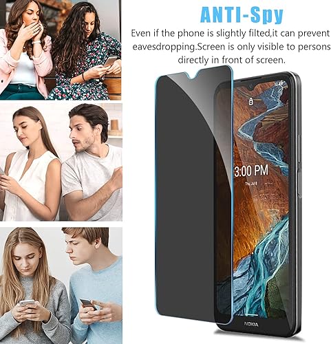Miniatura 5 de Moonshield MOOISVS - Protector de pantalla de privacidad para Nokia G300 5G, antiespía, película de vidrio templado Ultra HD, dureza 9H, compatible
