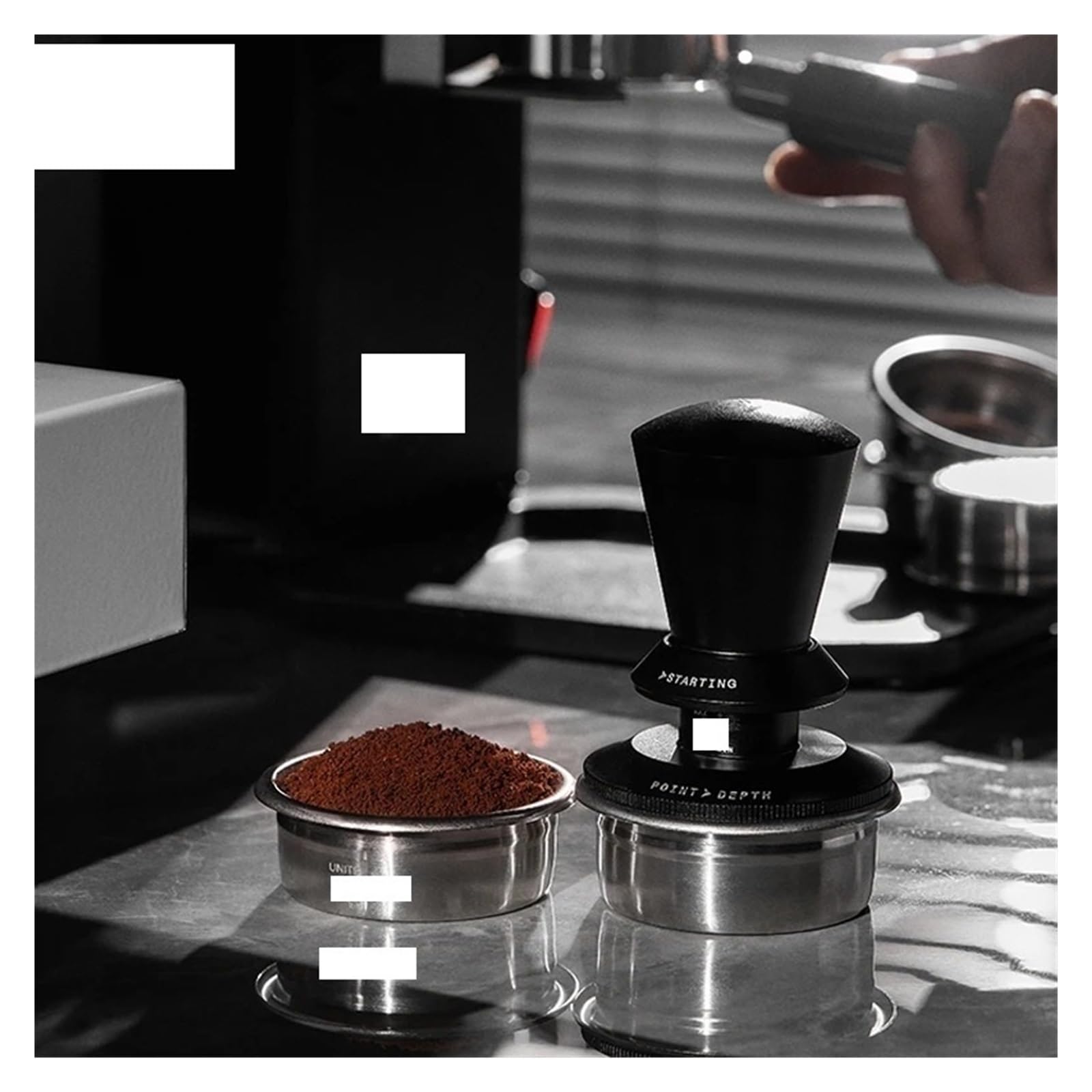 Cesta De Café Expreso De Precisión De 58 Mm, Compatible Con MUVNA, Unidades 8 18/20 / 22 G, Utensilios Dosificadores Profesionales, Accesorios De Café Barista For Portafiltro(58mm Black 18g)