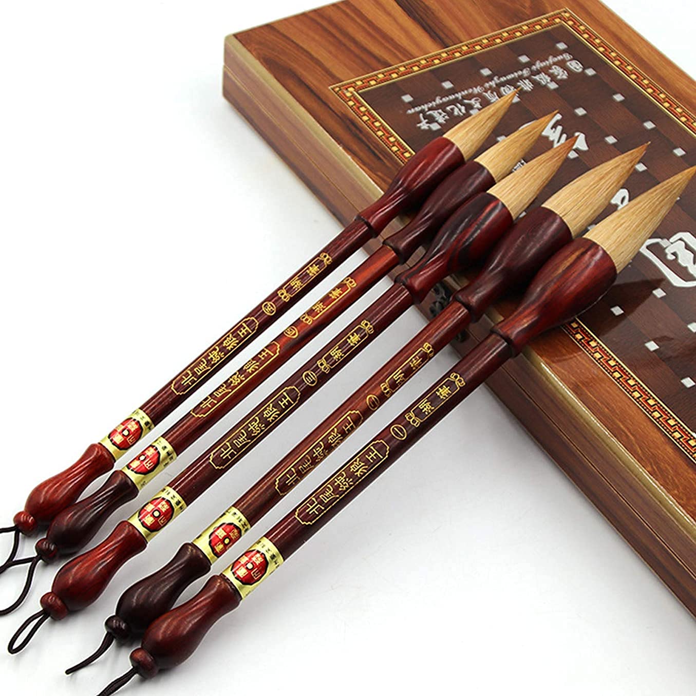 Pinceau de Calligraphie Pinceau de Calligraphie Chinoise, stylos pinceaux, Ensemble de pinceaux Sumi for débutant, Dessin à l'aquarelle, Pinceau Kanji
