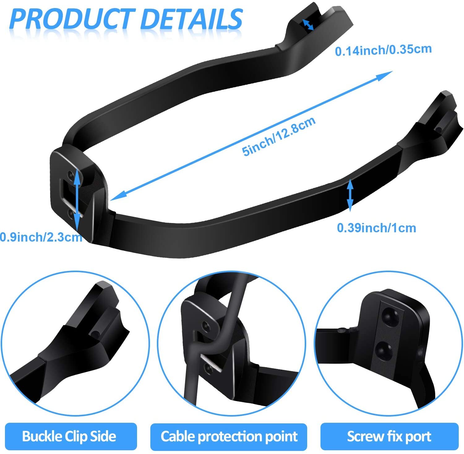 Support Fixe Pour Garde-Boue Et Feu Arrière – Compatible Xiaomi M365/Pro Et Ninebot Max – Léger 50g – Installation Facile