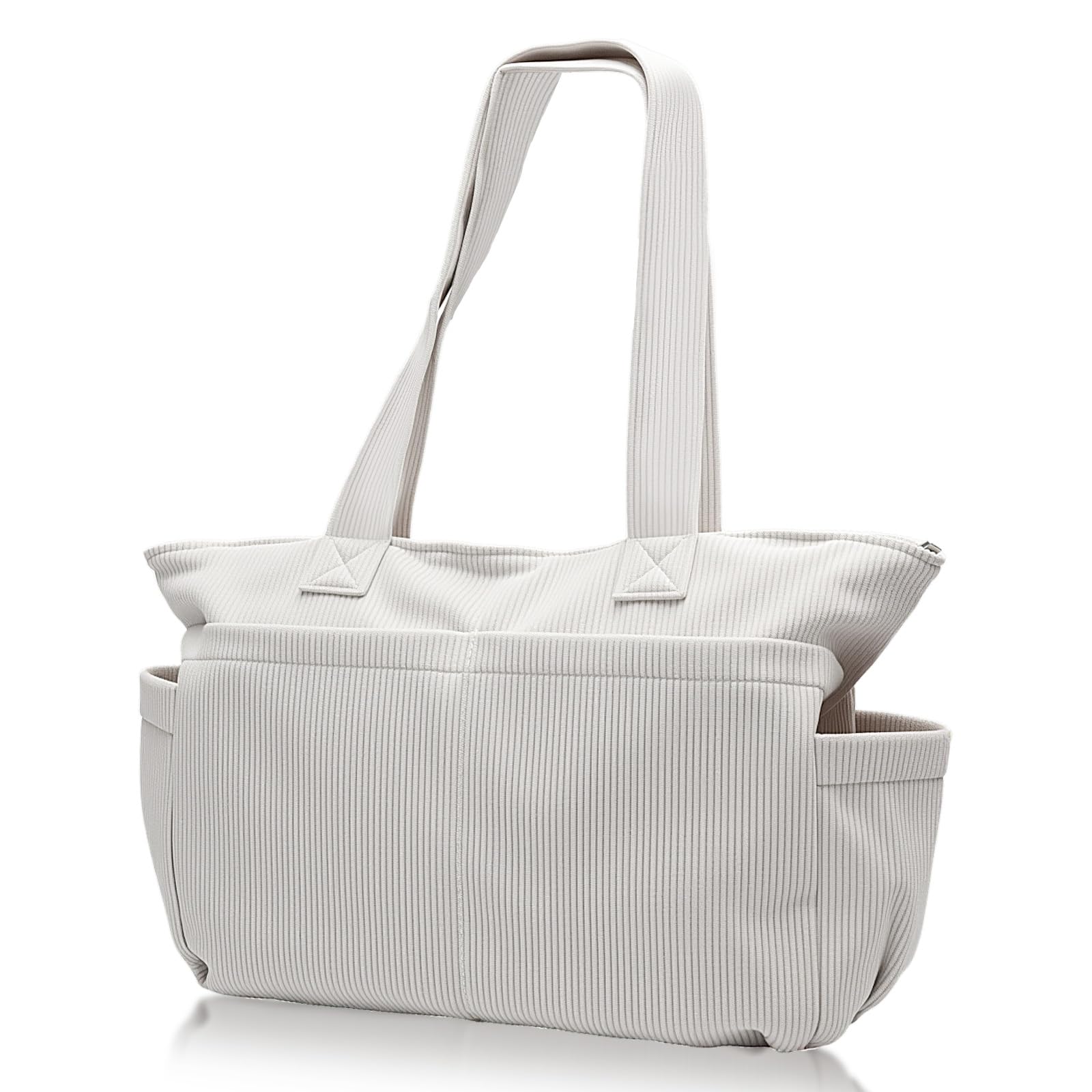 HENGBIRD Tote Bag Damen Shopper – Wasserdichte Arbeitstasche & Laptoptasche mit 17 Zoll Laptopfach, Faltbare Handtasche Strandtasche Sporttasche für Frauen Büro Reisen Freizeit
