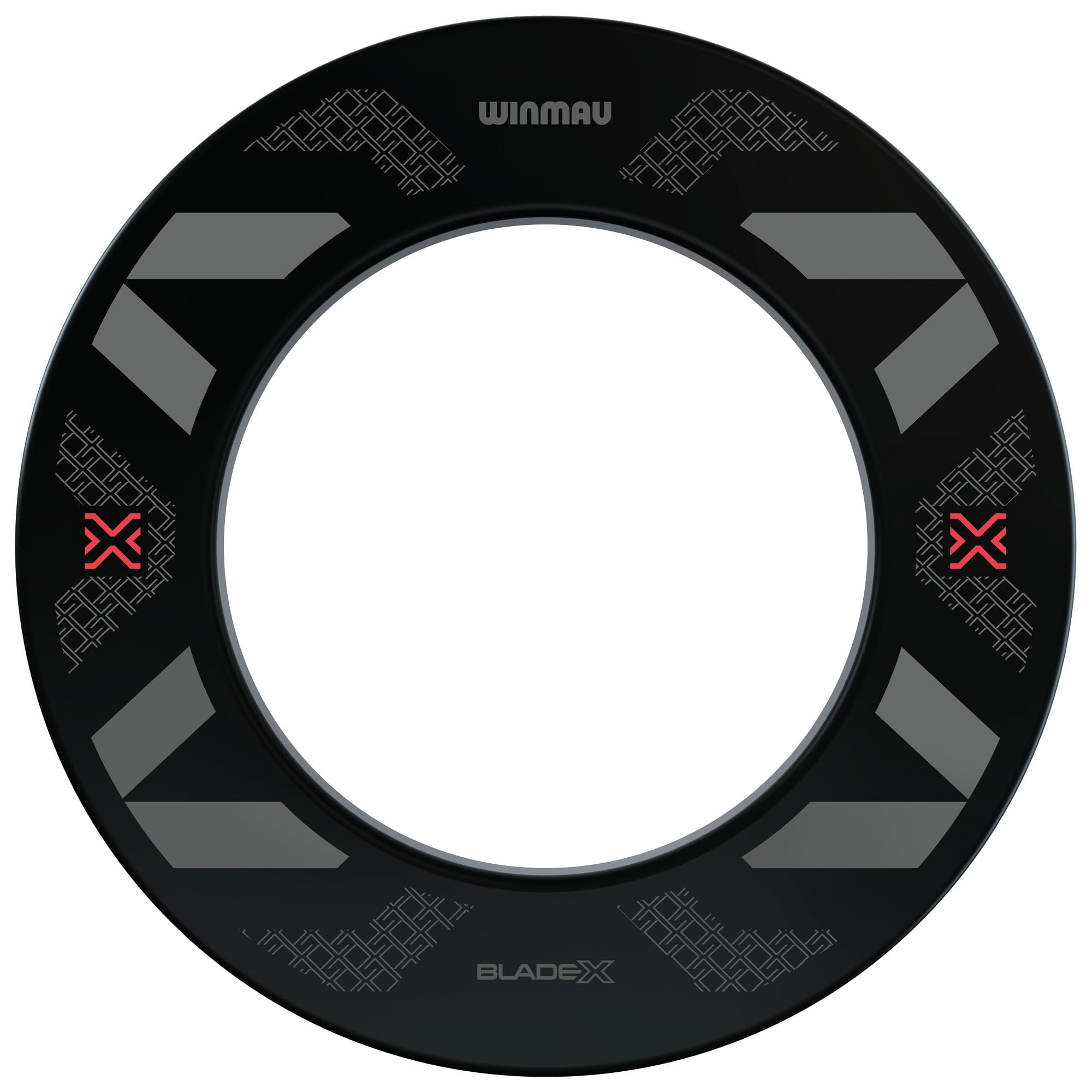 WINMAU Blade X – Anneau de Protection Murale pour Cible de Fléchettes – Protection 360° en Mousse Haute Densité Absorbant les Impacts – Compatible Toutes Cibles Sisal Winmau