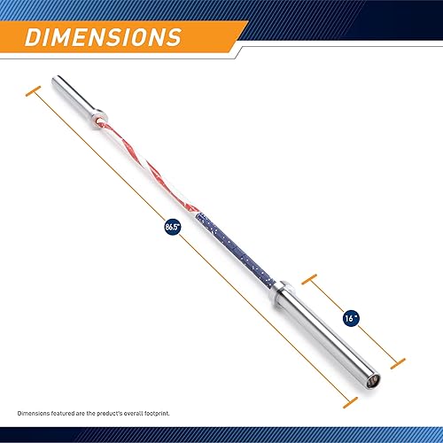 Miniatura 2 de Steelbody IWF estándar 44.1 lbs y 33.1 lbs peso olímpico Barbell varios colores disponibles