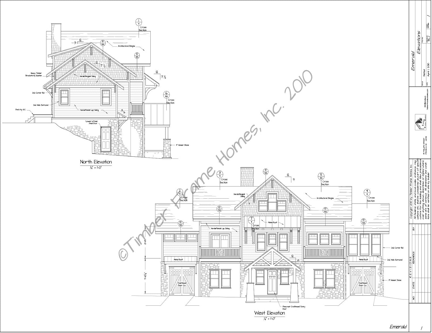 Home Plans - The Emerald Timber Frame (PDF)