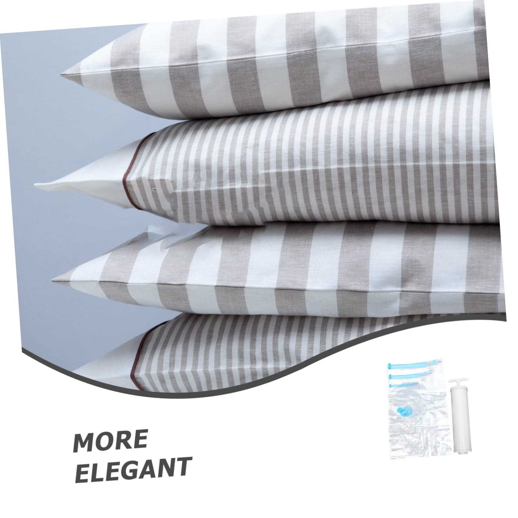BESTOYARD Sacchetti Sottovuoto per Compressione Vestiti Materassi Pet Pe 3 Misurazioni 30x50 50x70 70x100cm Pompa