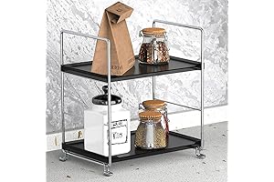 kaileyouxiangongsi 2-Tier Standing Rack: Space-Saving Freestanding Organizer for Every Room