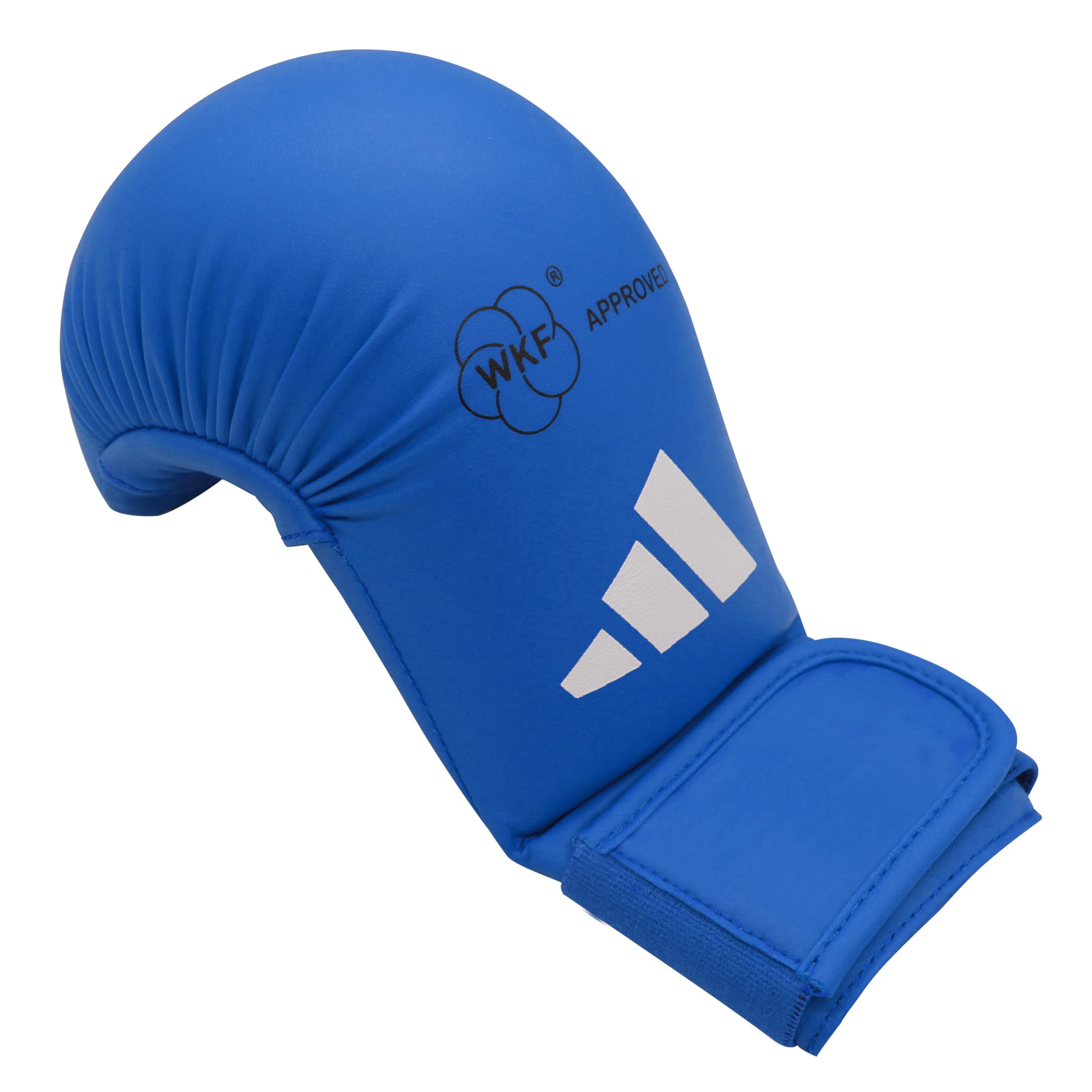adidas WKF Karate Mitts without Thumb - Foam Padding, Secure Elastic Closing, Lightweight Training & Sparring Gloves for Karate.