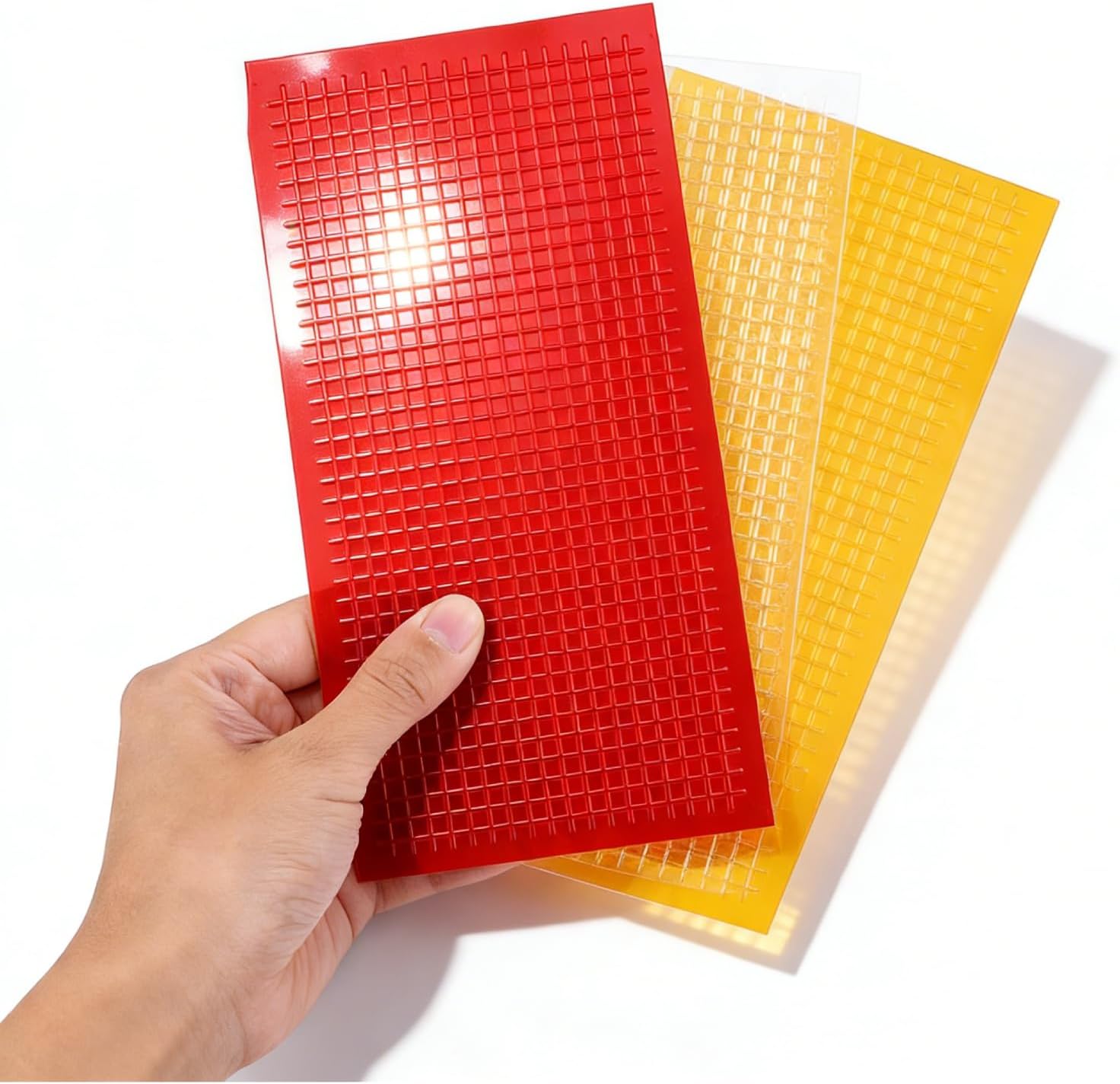Auto Lens Repair Film, 3 Pieces Car Lens Crack Repair Film, Tail Light Tape, Multi Pack Headlight Taillight Repair Tools for Tail Lights Turn (Red, Amber, Clear)