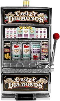 Crazy Diamonds Slot Machine Bank - Authentic Replication