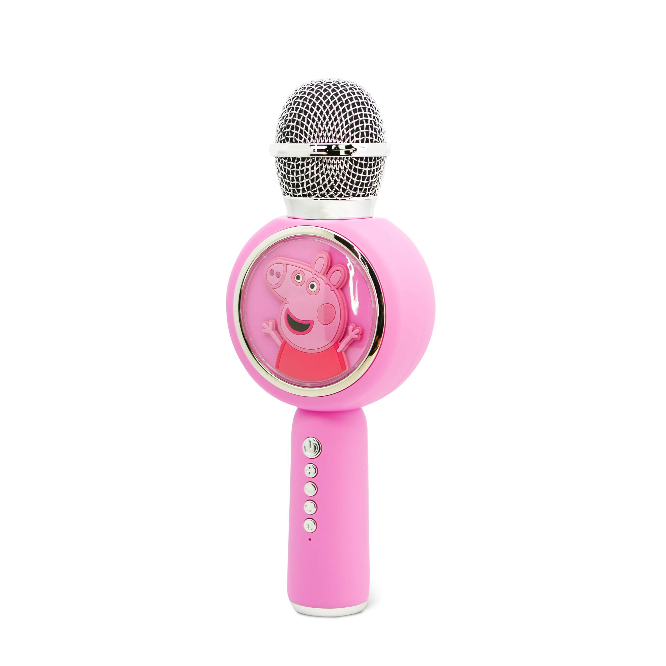 OTL Technologies Microfono Karaoke con altoparlante wireless Peppa Pig con luce LED POPSING colore rosa
