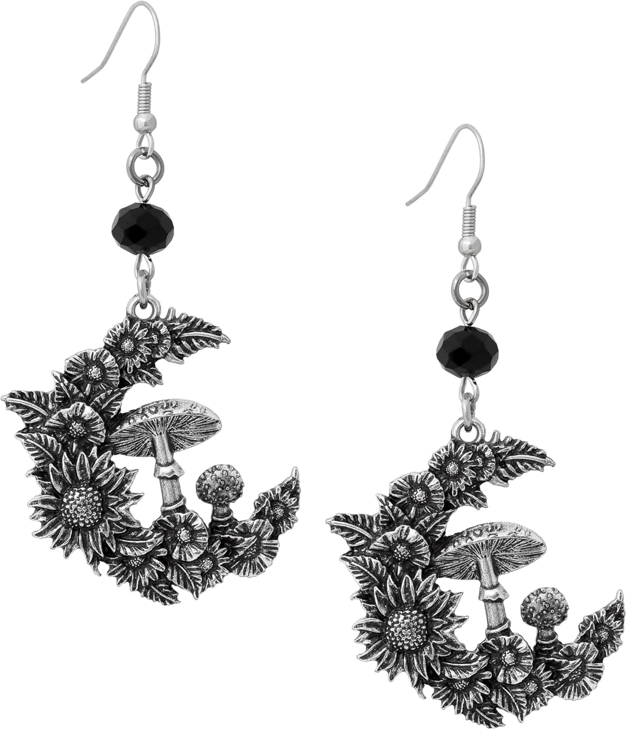 HAQUIL Vintage Nature Mushroom Dangle Drop Earrings, Mushroom Jewelry Gift for Women