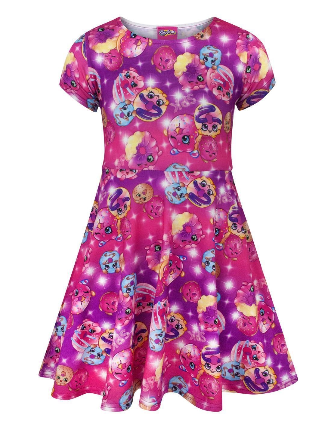 ShopkinsD'Lish Donut Girl's Short Sleeved Dress