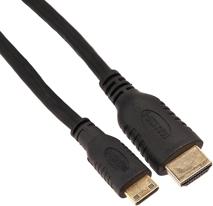 Monoprice 15ft 30AWG Standard HDMI Cable HDMI Mini Connector to HDMI
