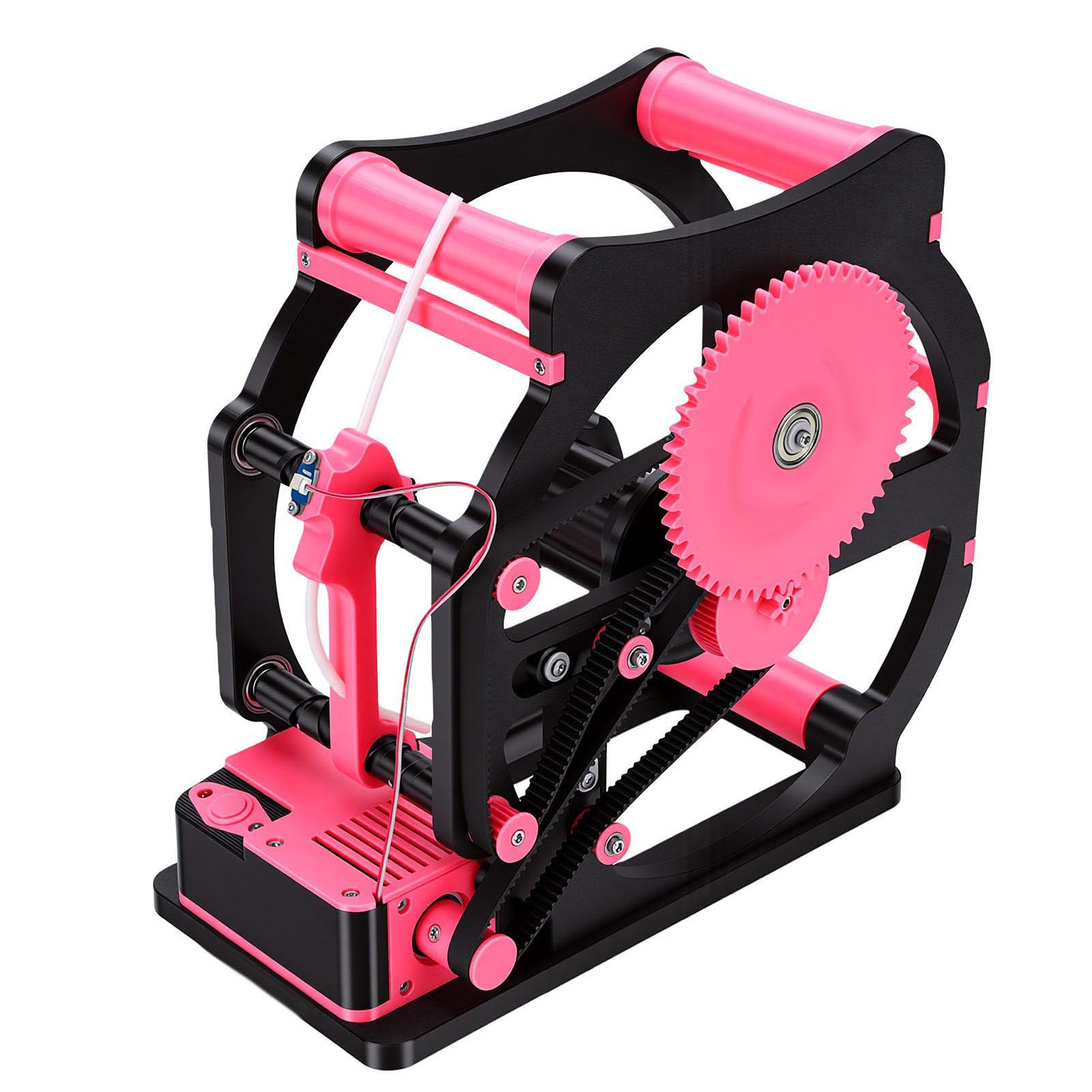 Ausla Elektryczny Przewijak Filamentu z Napędem Silnika Krokowego z Automatycznym Zatrzymaniem, dla 1kg PLA PETG ABS TPU PA Nylon Szpula 20 Cm (wtyczka UE)