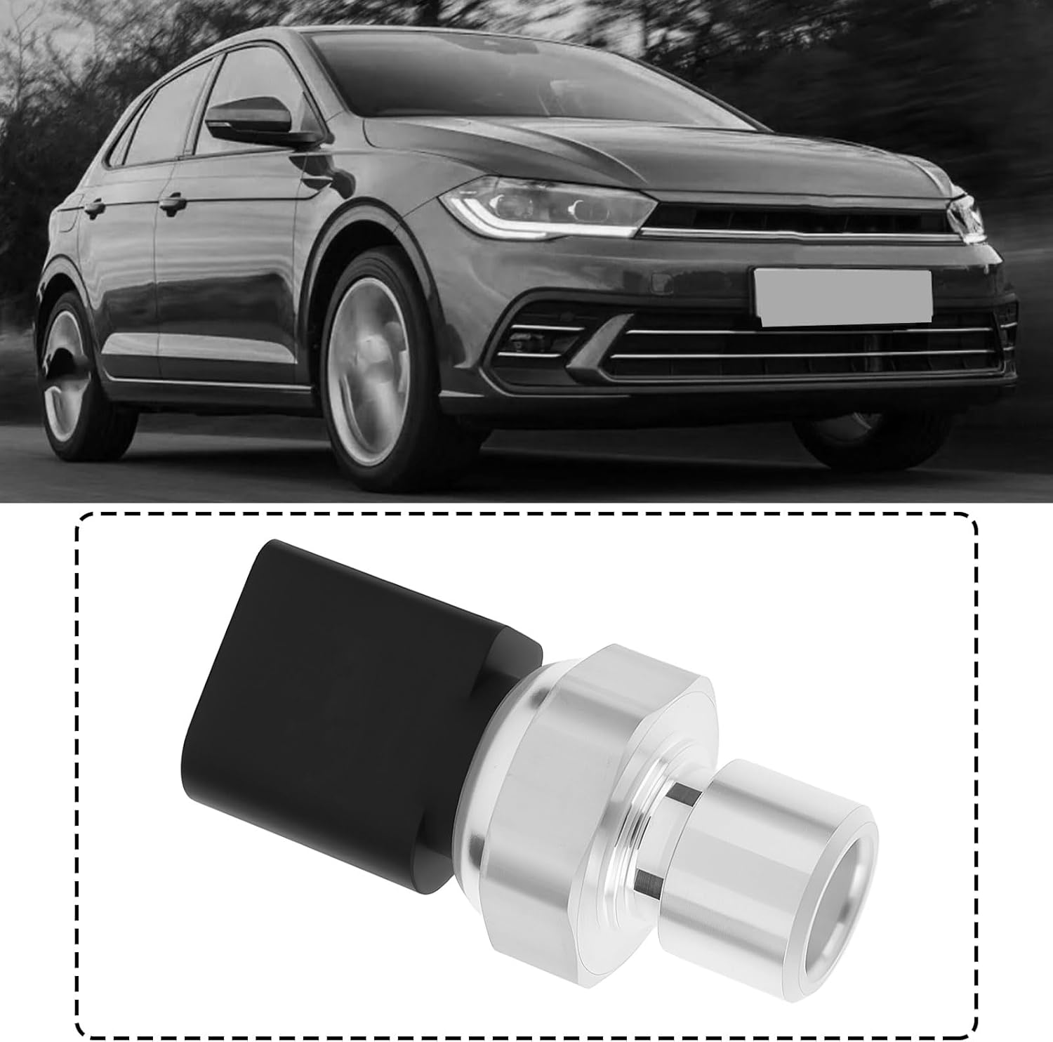 eMagTech Air Conditioning Pressure Switch 5Q0959126B Compatible with Audi