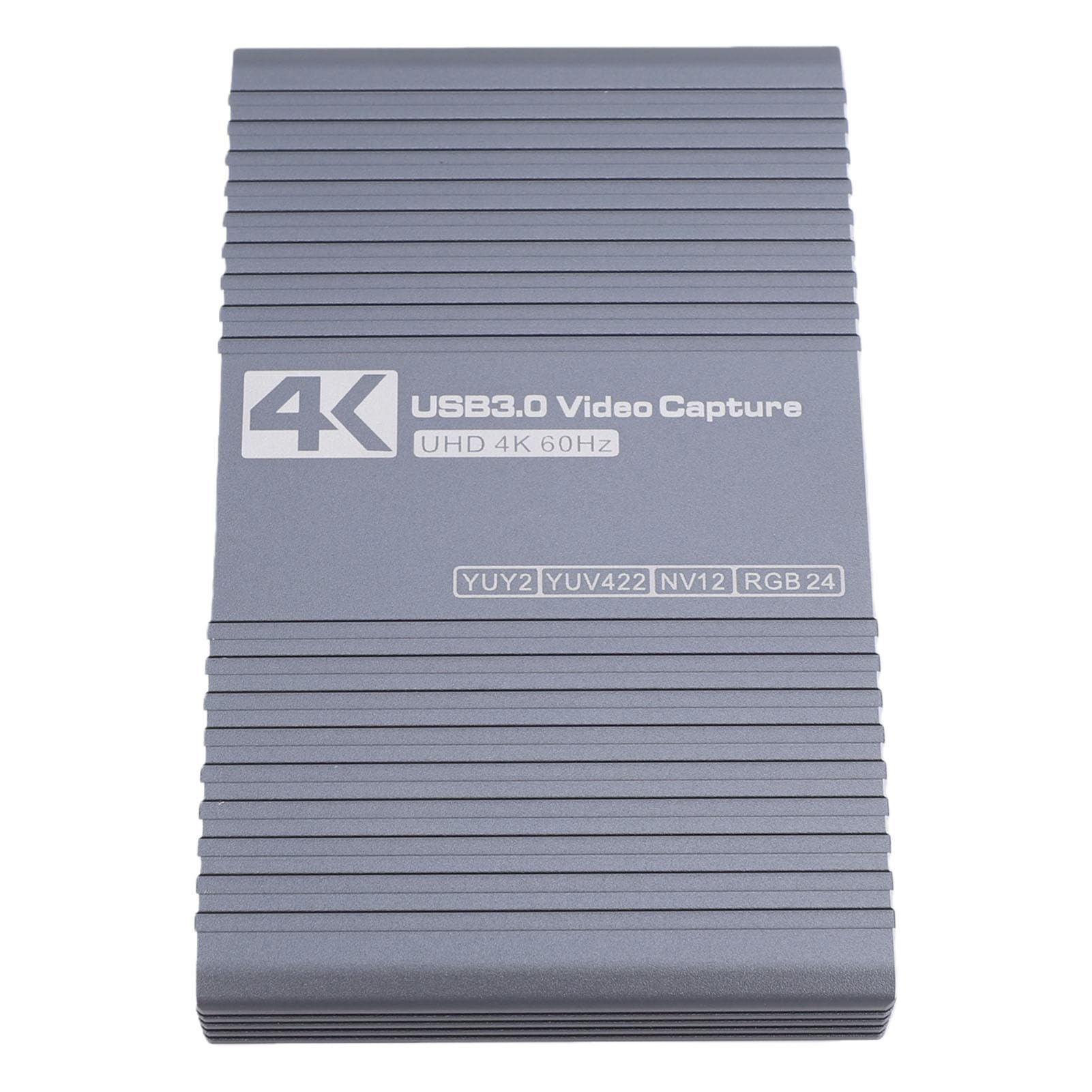 Luocute Tarjeta de Captura de Video 4K 60Hz, 1080P Dispositivo de Captura USB 3.0 con Puertos de de 3,5 Mm, para PC Mac Grabación de Transmisión en
