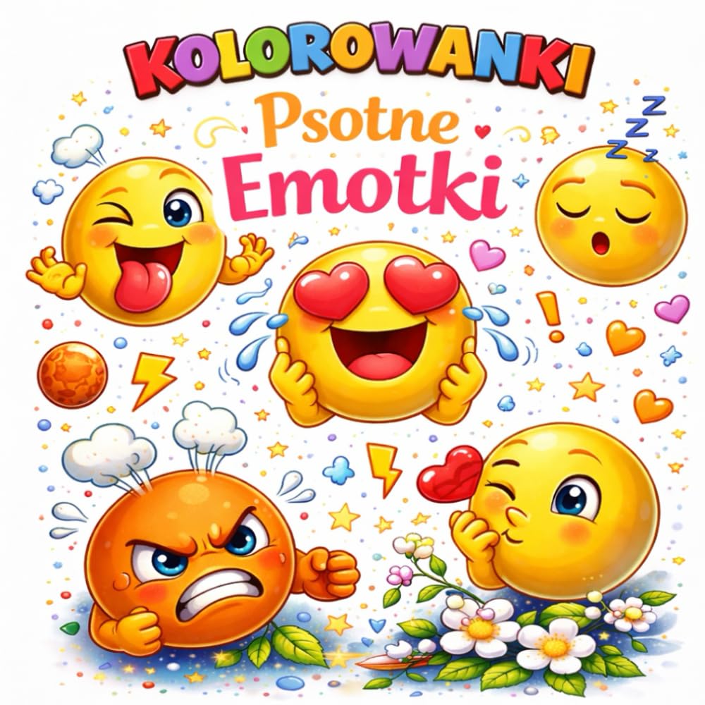 Kolorowanki psotne emotki